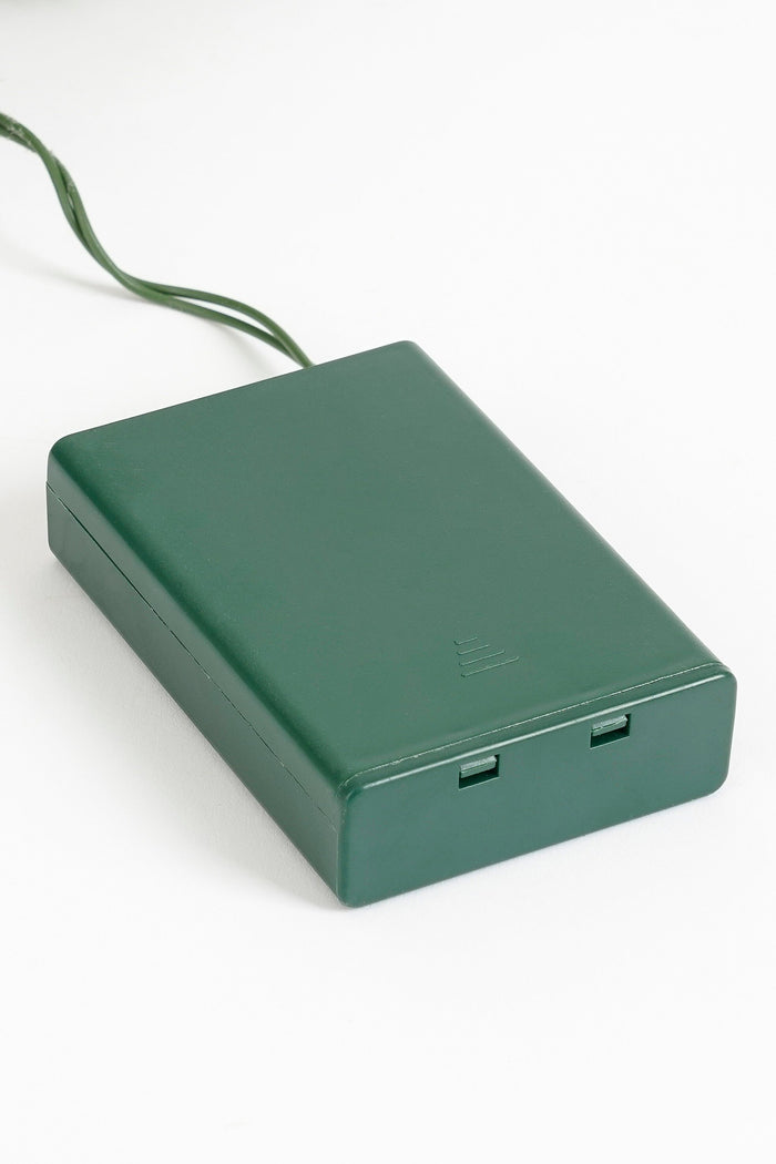 Black Box Trees Nagoya Kerstkrans met Verlichting-H12 x Ø60 cm-Groen