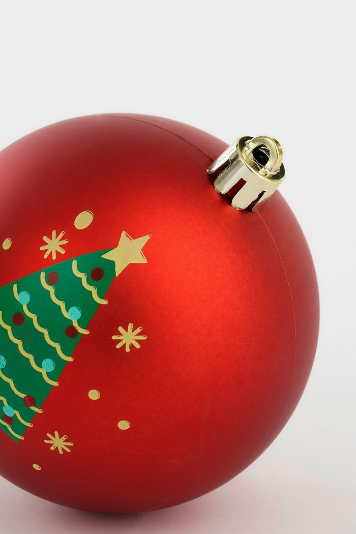 Mica Decorations Kerstballen Set - 9 Stuks - Ø8 cm - Wit, Rood, Groen