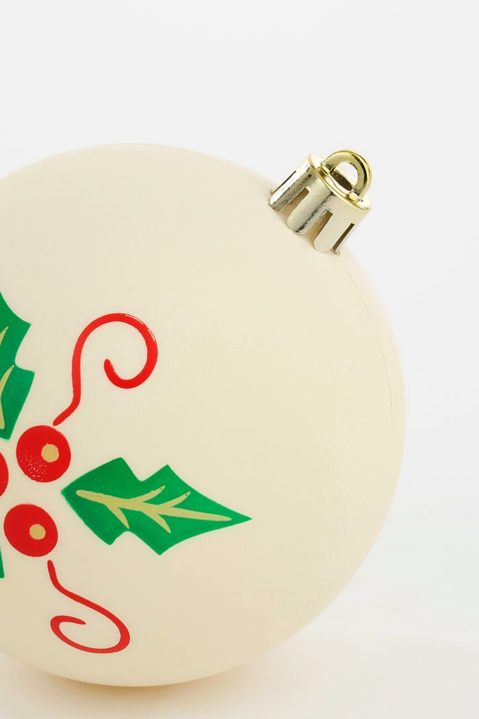 Mica Decorations Kerstballen Set - 9 Stuks - Ø8 cm - Wit, Rood, Groen