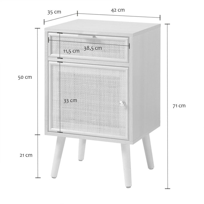 Calicosy - Nachtkastje Miya - H71 cm