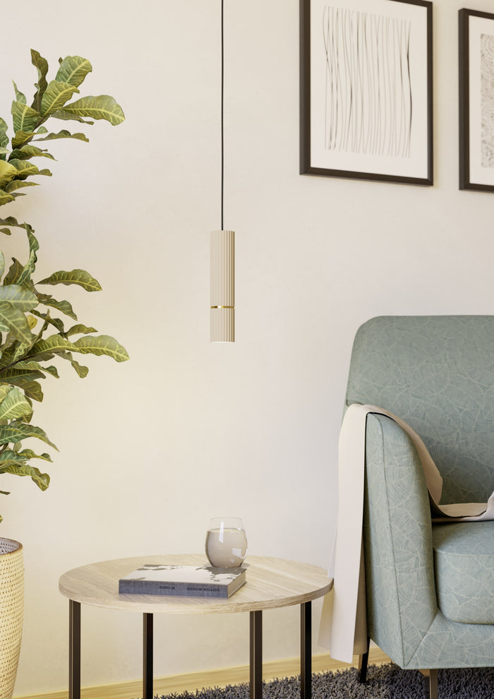 EGLO Caminia Hanglamp - GU10 - Ø 6 cm - Zandkleur|Beige|Goud