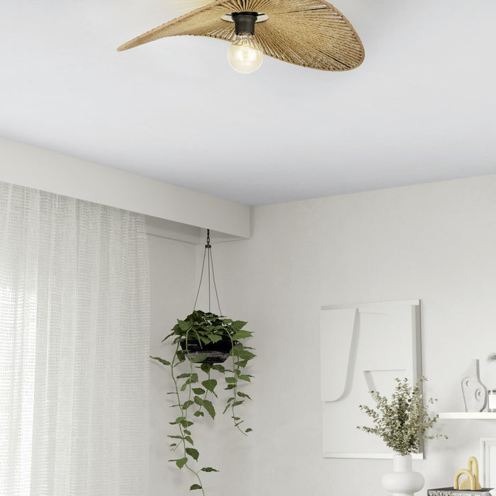 EGLO Siruela Plafondlamp - E27 - 56 cm - Papier - Natuur