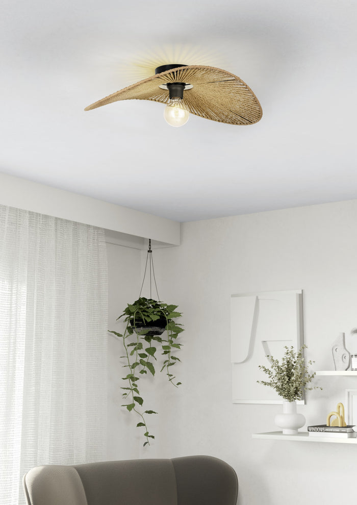 EGLO Siruela Plafondlamp - E27 - 56 cm - Papier - Natuur