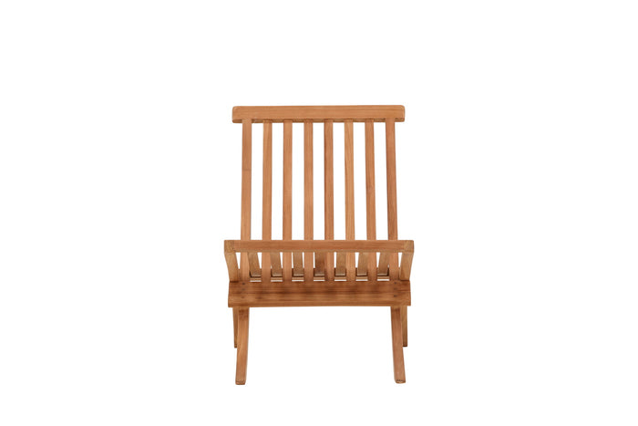 Fjôrd - Loungestoel Naturel Hout - Kenya