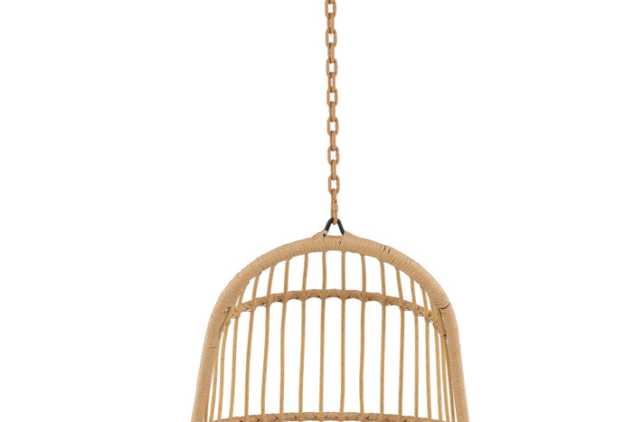 Fjôrd - Hangstoel Naturel Rotan - 70x77x120cm - Pulau