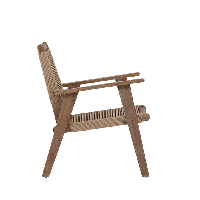 Fjôrd - Loungestoel Bruin Hout - Peter