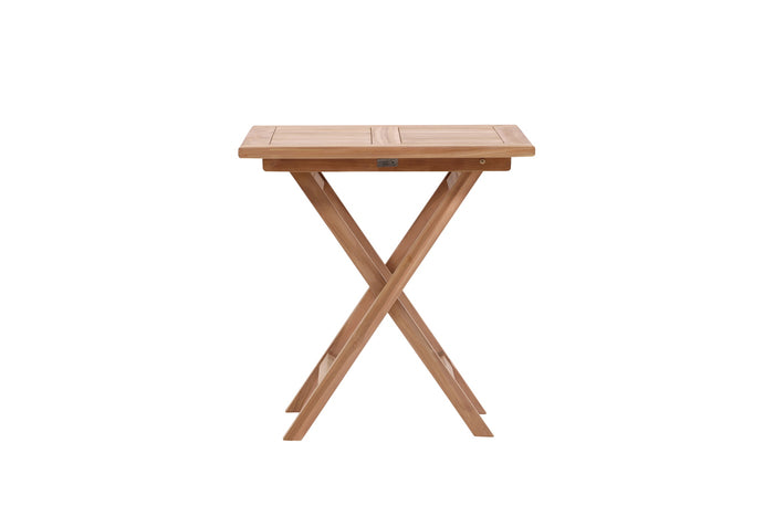 Fjôrd - Eettafel Vierkant - Naturel Teakhout - 70x70x75cm - Kenya