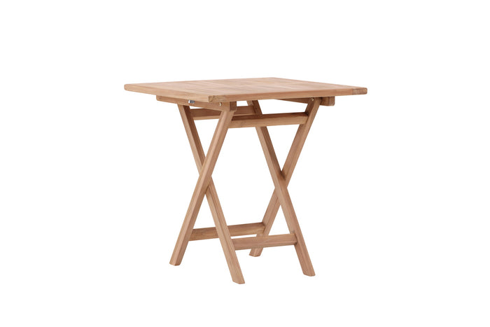 Fjôrd - Eettafel Vierkant - Naturel Teakhout - 70x70x75cm - Kenya