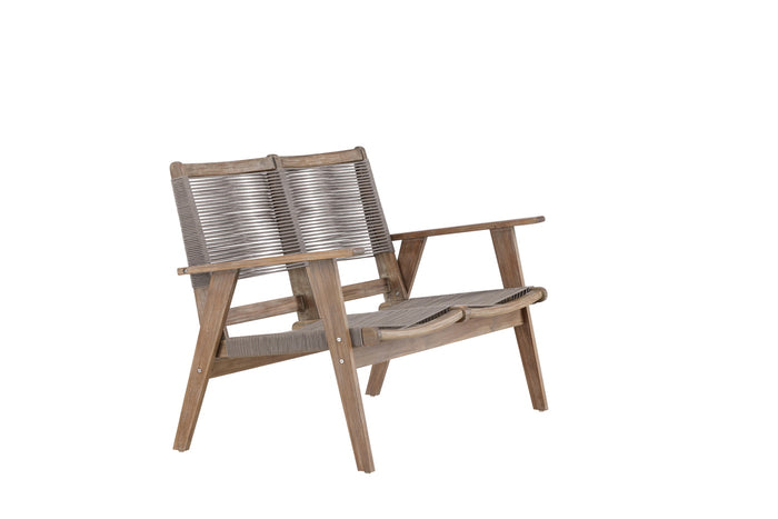 Fjôrd - 2-Zitsbank Bruin Hout - 120x72x88cm - Little John