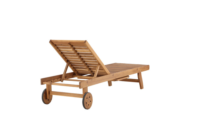 Fjôrd - Ligstoel Naturel Hout - 200x63x35cm - Luzon