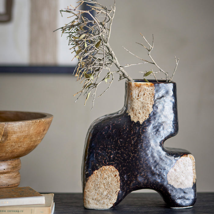 Bloomingville Ollia Vaas - Zwart