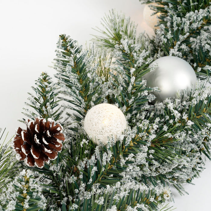 Black Box Trees Kaprun Guirlande met Verlichting - L270 cm - Zilver