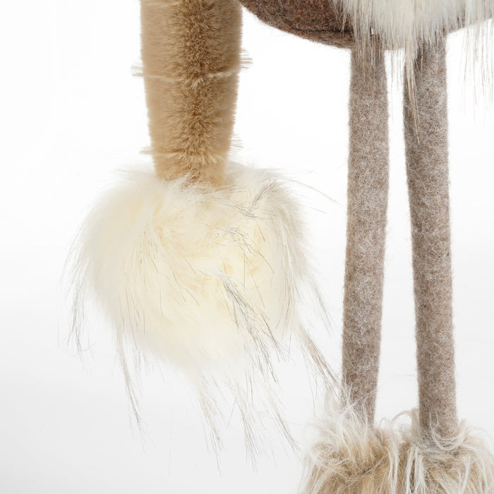 Mica Decorations Kerstdecoratie Gnoom - L19 x B16 x H54 - Bruin