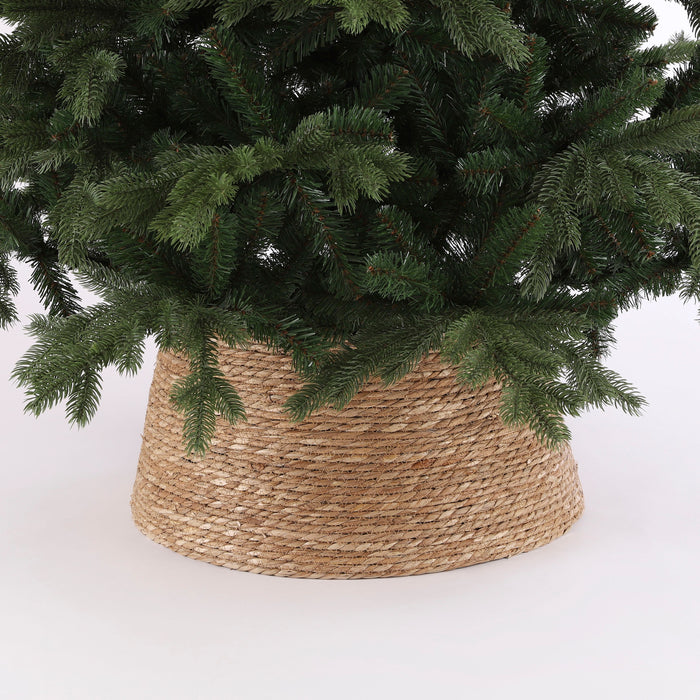 Mica Decorations Kerstboomrok - H26 x Ø50 cm - Zeegras - Naturel Bruin