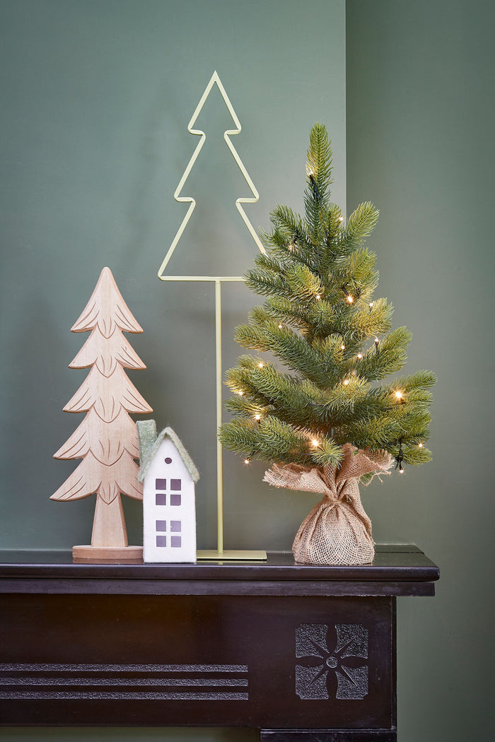 Black Box Trees Nagoya Kunstkerstboom met Verlichting - H60 x Ø44 cm