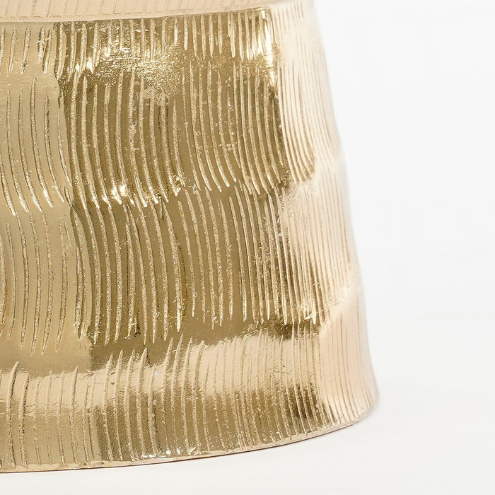 Mica Decorations Decoratie Kerstboom - H36 x Ø11 cm - Aluminium - Goud