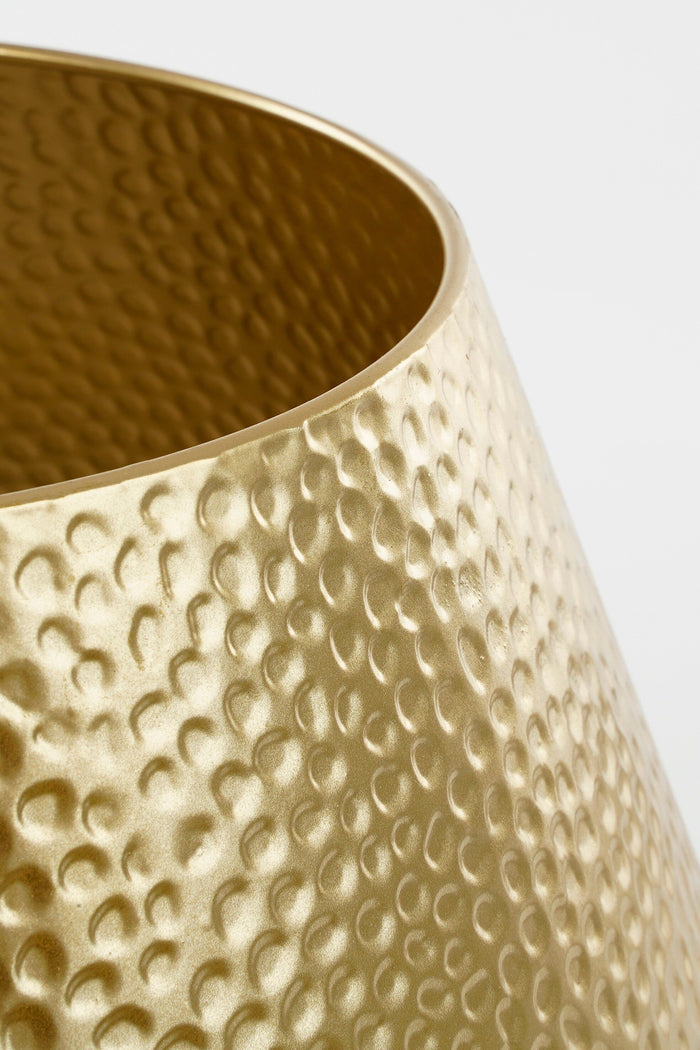 Mica Decorations Kerstboomrok - L50 x B30 x H26 cm - Metaal - Goud