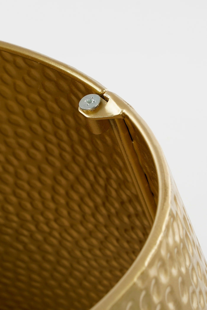 Mica Decorations Kerstboomrok - L50 x B30 x H26 cm - Metaal - Goud