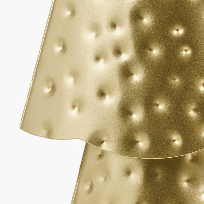 Mica Decorations Decoratie Kerstboom - L18 x B9 x H91 cm - IJzer-Goud