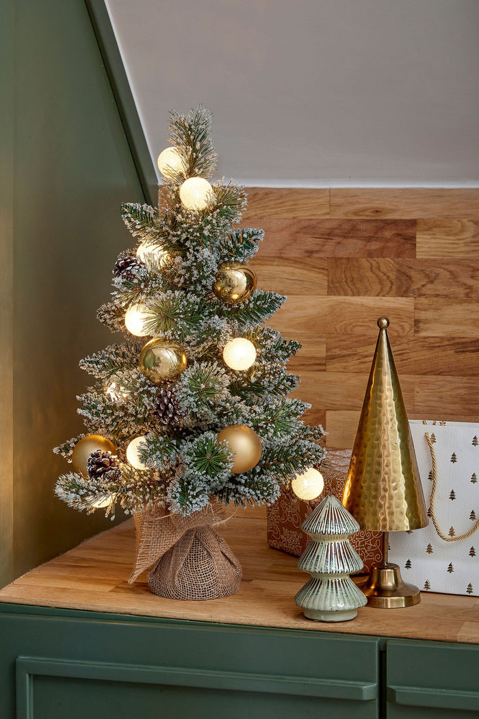 Black Box Trees Kaprun Kunstkerstboom met Verlichting - H60 x Ø39 cm