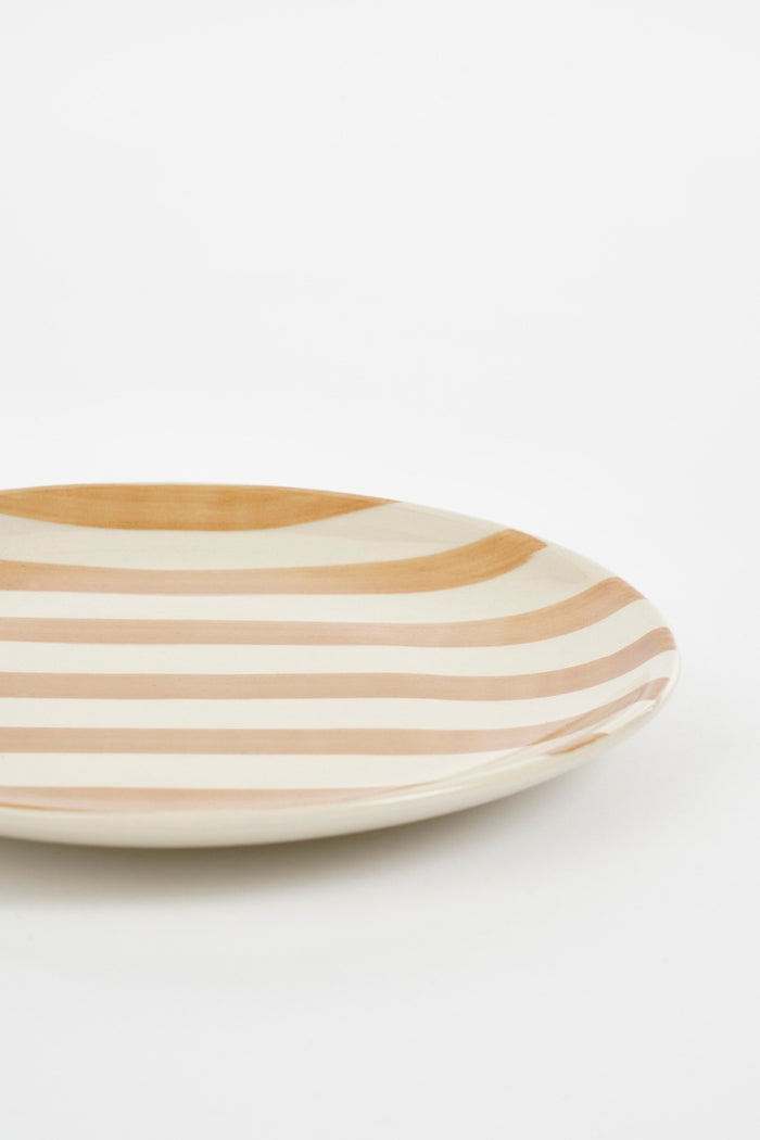 Mica Decorations Elsie Ontbijtbord - Assorti - Steengoed - Bruin