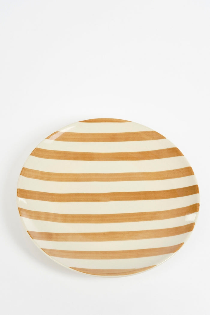 Mica Decorations Elsie Dinerbord - Assorti - H3 x Ø36 cm - Bruin