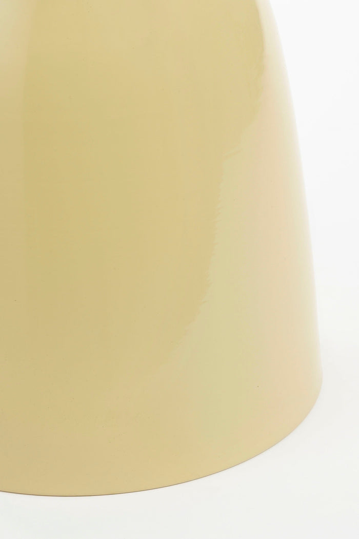 Mica Decorations Elliot Bijzettafel - H45 x Ø32 cm - IJzer - Beige