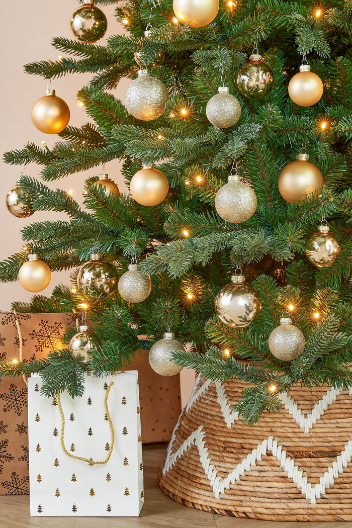 Mica Decorations Kerstballen Set - 42 Stuks - Ø7 cm - Glas - Champagne