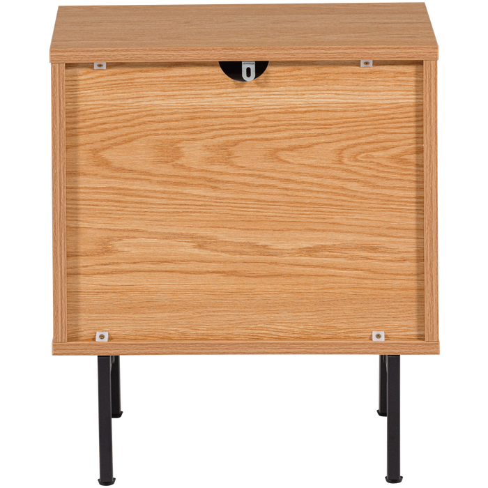 WOOOD Tours Ladekast| Nachtkastje 2 Lades Melamine| MDF - Naturel