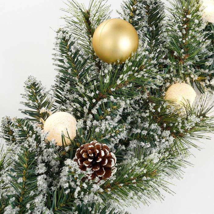 Black Box Trees Kaprun Guirlande met Verlichting-L270 x Ø25 cm-Goud