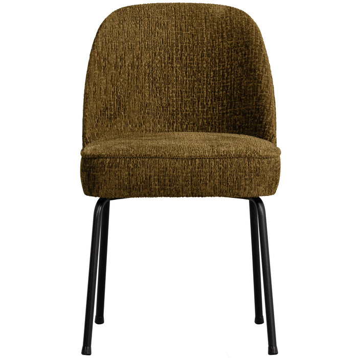 WOOOD Vogue Eetkamerstoelen - Velvet - Brass - Set van 6