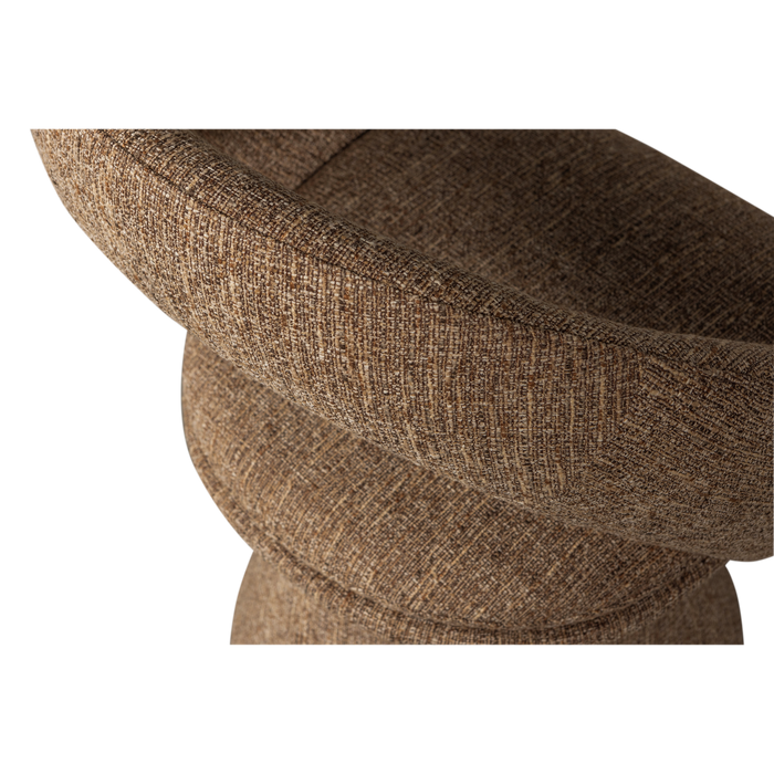 WOOOD Winter Eetkamerstoel - Melange - Zand - Set van 6