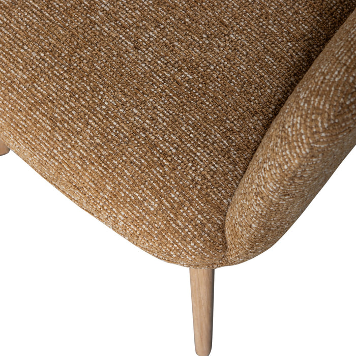 WOOOD Murat Eetkamerstoelen Houten Naturel Poot - Geel - Set van 6