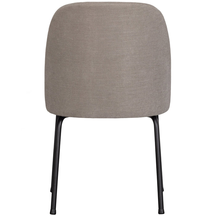 WOOOD Vogue Eetkamerstoelen - Geweven stof - Zand - Set van 6