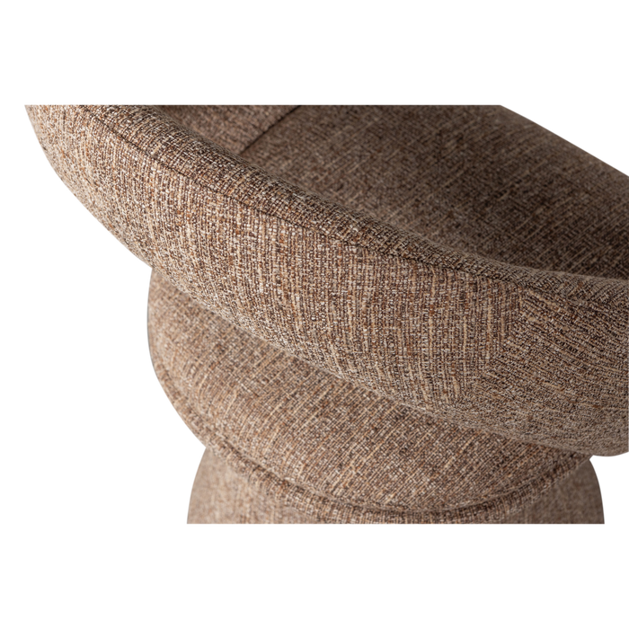 WOOOD Winter Eetkamerstoel - Melange - Naturel - Set van 6