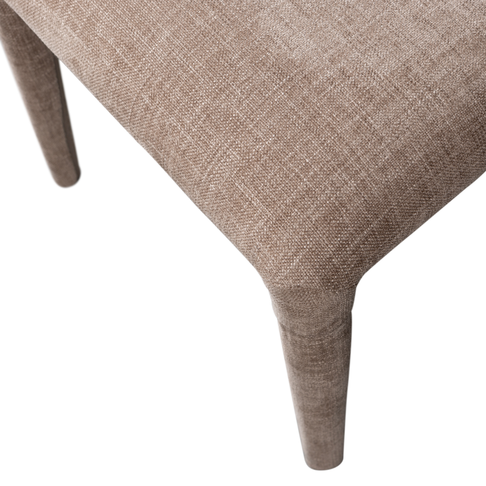 WOOOD Permit Eetkamerstoelen - Polyester - Zand - Set van 6