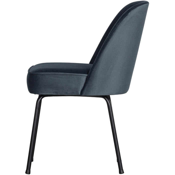 WOOOD Vogue Eetkamerstoelen - Fluweel - Teal - Set van 6