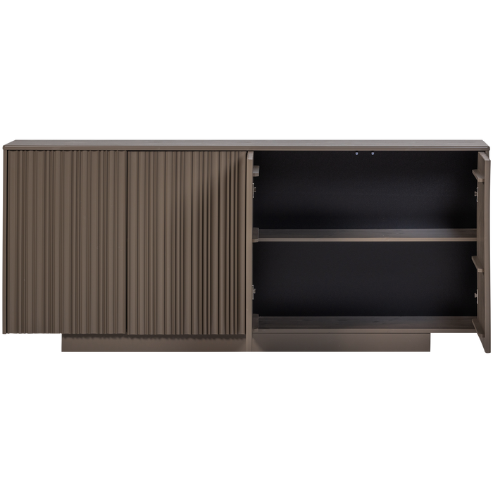 WOOOD Nova Dressoir 200 cm - Grenen - Truffel Bruin - 85x200x40