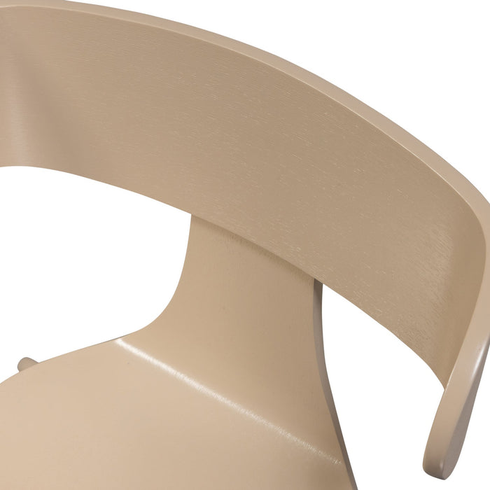 WOOOD Form Eetkamerstoelen - Hout|Metaal - Zand - Set van 6