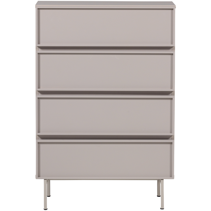 WOOOD Tours Ladekast 4 Lades - Melamine| MDF - Zand - 102x70x42