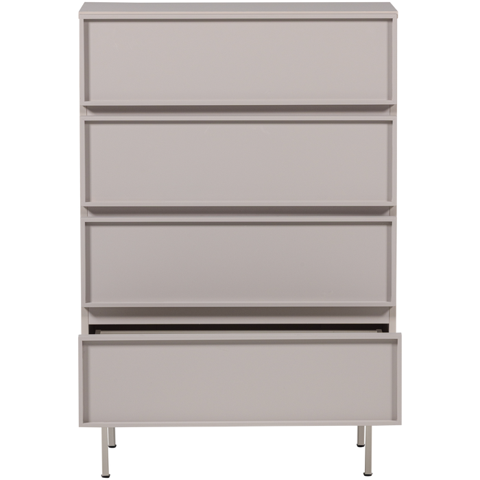 WOOOD Tours Ladekast 4 Lades - Melamine| MDF - Zand - 102x70x42