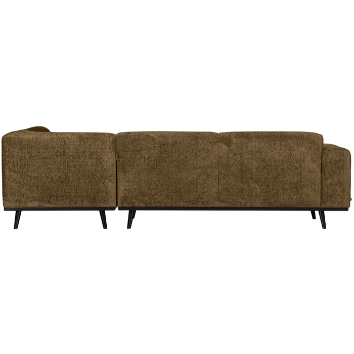 WOOOD Statement Hoekbank Rechts - Brass - Beige|Wheatfield