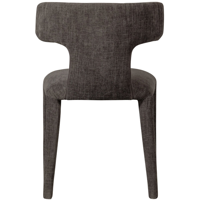 WOOOD Permit Eetkamerstoelen - Polyester - Espresso - Set van 6