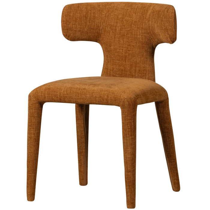 WOOOD Permit Eetkamerstoelen - Polyester - Cinnamon - Set van 6