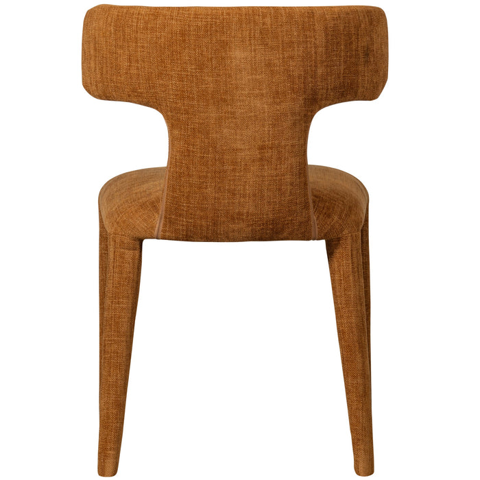 WOOOD Permit Eetkamerstoelen - Polyester - Cinnamon - Set van 6