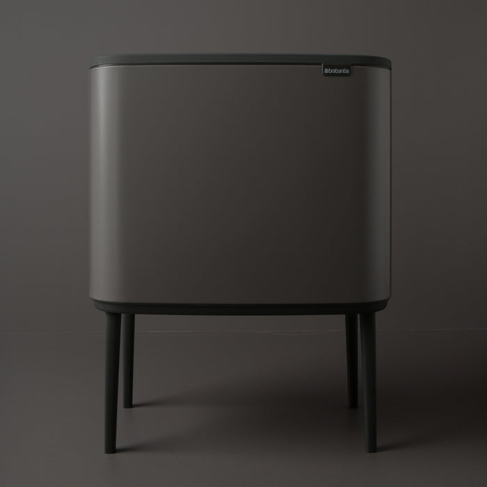 Brabantia Bo Touch Bin Afvalemmer 11 + 23 L - Platinum