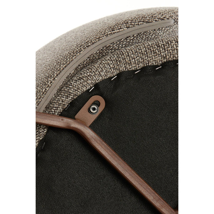 Light&living Eetkamerstoel 57x56x74 cm ALUKO zwart-licht bruin+bruin