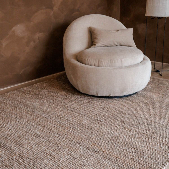 Interieur05 Wollen Vloerkleed Lichtbruin Vik - 160 x 230 cm