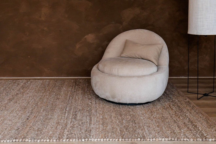 Interieur05 Wollen Vloerkleed Lichtbruin Vik - 240 x 340 cm