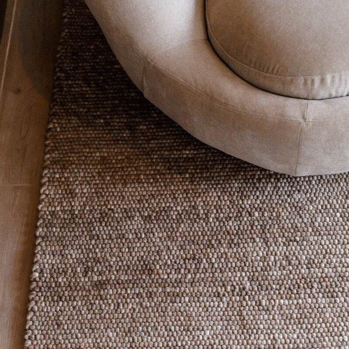 Interieur05 Wollen Vloerkleed Lichtbruin Vik - 240 x 340 cm